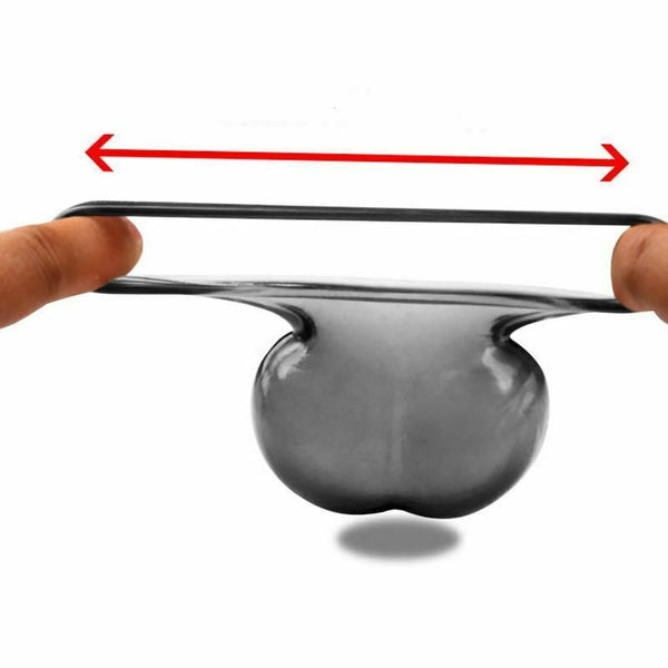 Soft  Sleeve Silicone Ball Scrotum Bag  Ring  Rings