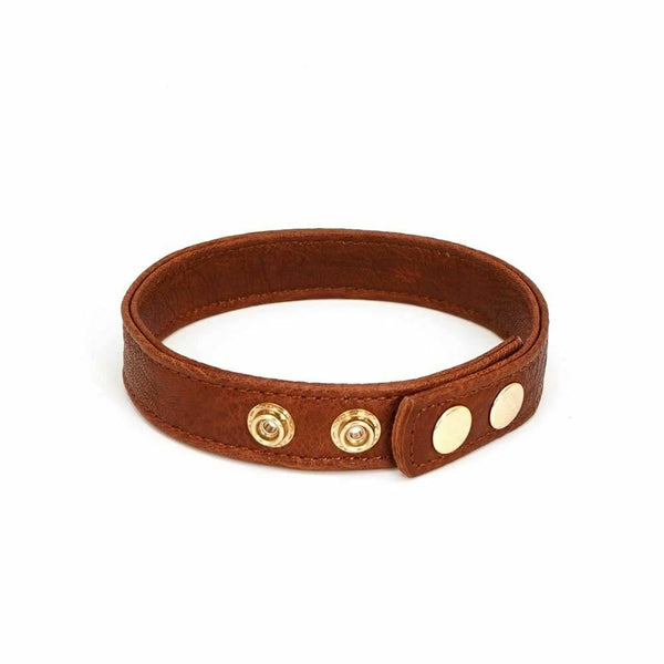 Brown Leather Collar With Nipple Clamps   Restraints Sex Slave Games Collars & Leashes