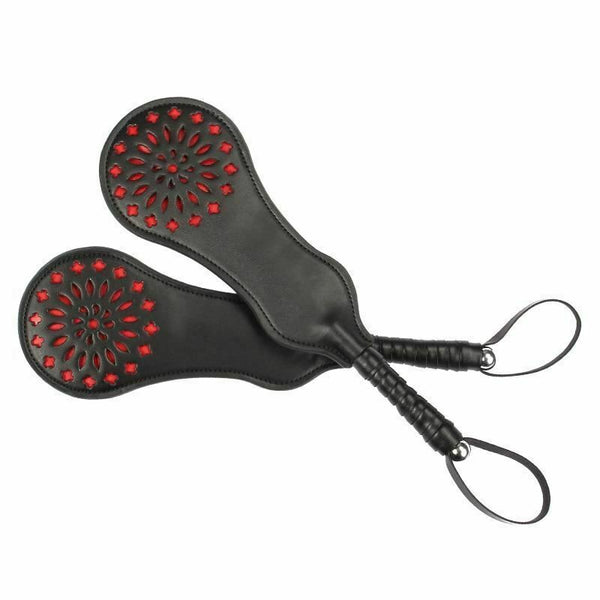 Black And Red Spanking Paddle Impact Toy Fetish  Sex Whip  Paddles