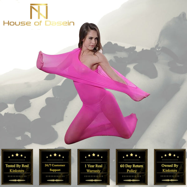 Pink Full Body Silk Stocking  Temptations Restraints  Other Erotic Clothing