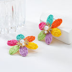 Veile Studios Women Ladies Party Accessories Flower Fashion Jewellery Earrings