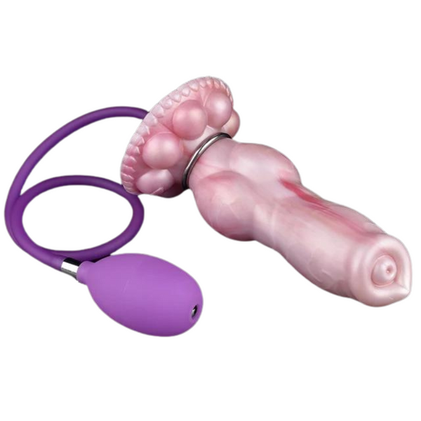 Faak Silicone Inflatable Anal Plug Dilator Sex Toys For Man/Woman Expansion Fantasy Knot Dildo Enlargement Male Masturbator Non Vibrating Butt Plugs