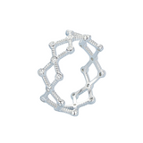 Rings Veile Studios Silver Charm New Line High Grade Rhythm Ring European American Fashion Style S925 Pure Jewelry