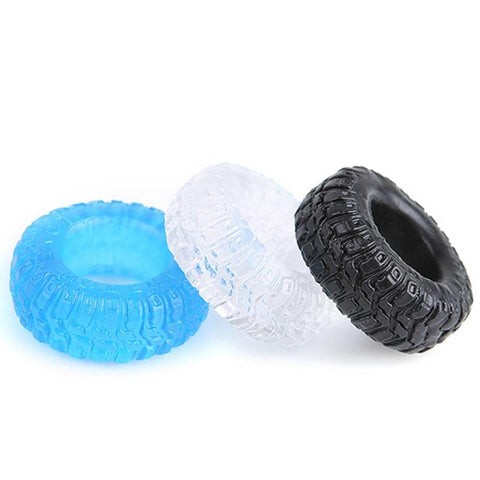 3 / Set Stretchy Cock Rings Flexible Silicone Penis Ejaculation Delay Men