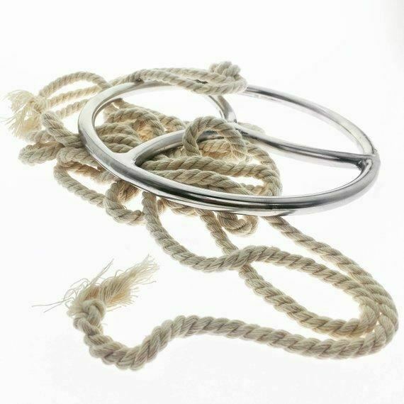 Triskele Shibari Ring Stainless Steel   Suspension Rope & Suspension
