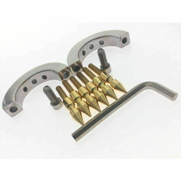 Golden Spikes Ball Stretcher Metal Scrotum  Ring  Fetish  Rings