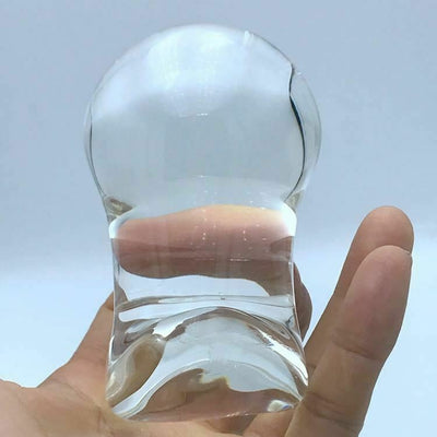 60Mm Large Crystal Anal Ball Dilator Butt Plug Glass Dildo Non Vibrating Butt Plugs