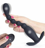 Wireless Control Anal Beads Vibrator Prostate Massager Butt Plug