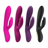 Rabbit Vibrators Female Silicone Vibrator Usb Charging Frequency Conversion