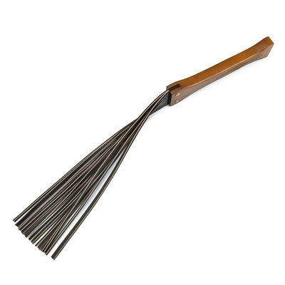 Genuine Leather Spanking Flogger  Strip Paddle Handle Floggers