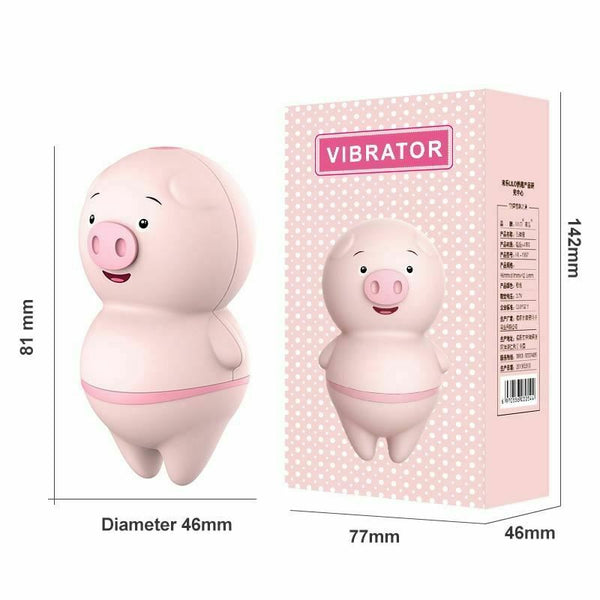 Cute Pink Pig Licking  Tongue Oral Sex Clitoral Simulator Nipple Massager Clitoral s