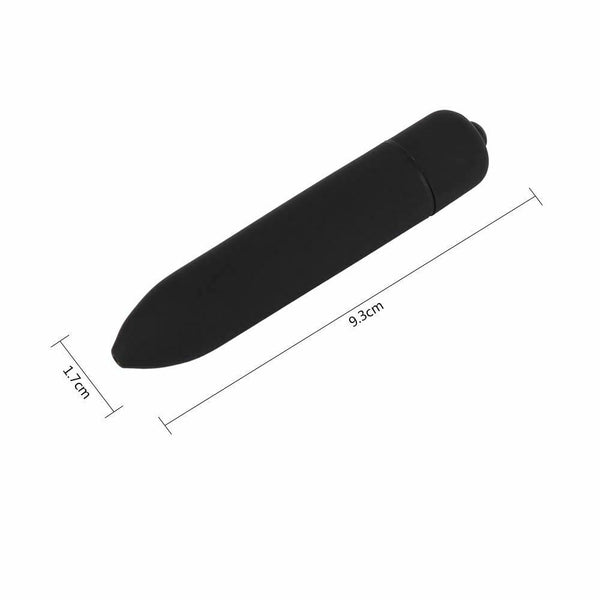Powerful Frequency Black Mini  Clitoris G Spot Stimulator Bullets