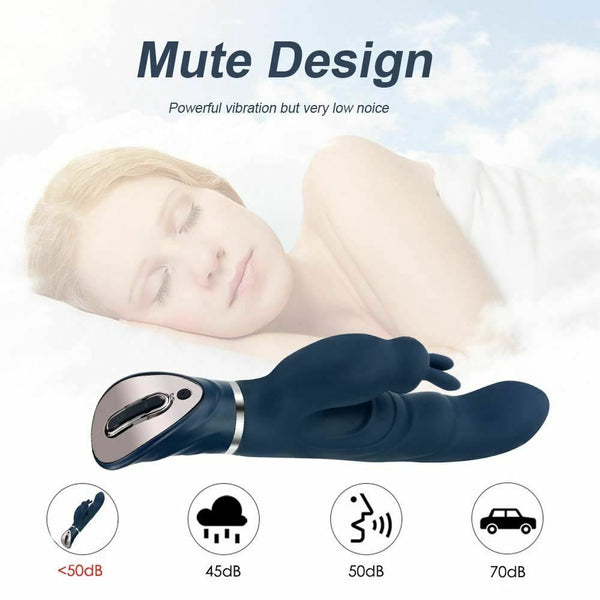 Powerful Blue Rabbit  Clitoris G Spot Stimulation Waterproof Rechargeable Rabbit s