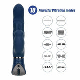 Powerful Blue Rabbit Vibrator Clitoris G Spot Stimulation Waterproof Rechargeable