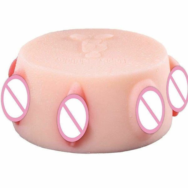 Birthday Cake Seven Hole Realistic Vagina Male Masturbator Funny Present Sex Dolls & Masturbators