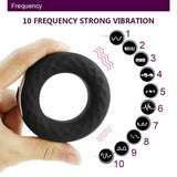 Rechargeable Speed Vibrating Penis Cock Ring Vibrator