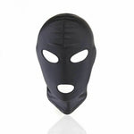 Black Hood Four Styles Bdsm Stretchy Head Mask Bondage Kink Fetish Restraints