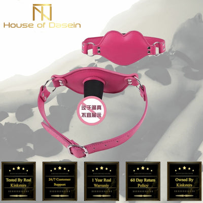 Pink  Dildo Gag  Mouth Plug   Restraints Gags