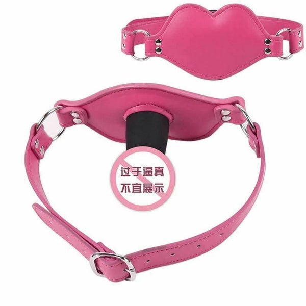 Pink  Dildo Gag  Mouth Plug   Restraints Gags