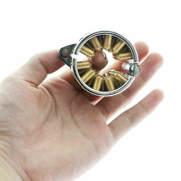 Kalis Teeth 4 Rows Gold Spikes Metal Extreme Chastity Device  Ring  Rings