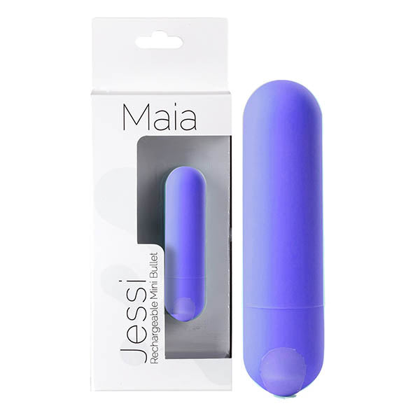 Maia Jessi Purple 7.6 Cm Usb Rechargeable Bullet Bullets