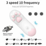 Mini Kitten Paw Jumping Egg Wearable Vibrator Sex Toys For Women
