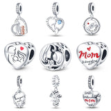 Veile Studios Mother's Day Heart Shaped Pendant For Birthday Gift Diy Jewelry Accessories Necklaces & Pendants