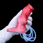 Penis Extenders & Enlargers Theodore Textured Red Large Squirting Penis Sleeve