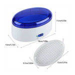 Veile Studios 350 400Ml Digital Ultrasonic Cleaner Sonic Jewelry Watches Glasses Cleaning Machine Cleaners & Polish