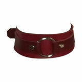 Handmade Double Layer Leather Collar Bdsm Choker Necklace