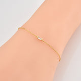 Bracelets Veile Studios Silver MultiAdjustable Buckle Zircon Bracelet Women Ladies Jewelry