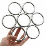Shibari Stainless Steel Suspension Ring Bondage Restraints Bdsm