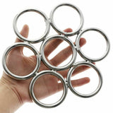 Shibari Stainless Steel Suspension Ring Bondage Restraints Bdsm