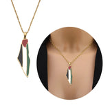 Necklaces & Pendants Veile Studios Trendy Neck Jewelry Made Of Stainless Steel For Travel Enthusiasts Gift