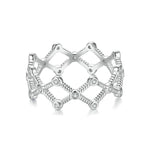 Rings Veile Studios Silver Charm New Line High Grade Rhythm Ring European American Fashion Style S925 Pure Jewelry