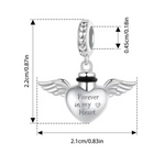 Veile Studios Bamoer Custom 2024 Jewelry Sterling Silver Pet Memorial Charm Pendant Heart Necklaces & Pendants
