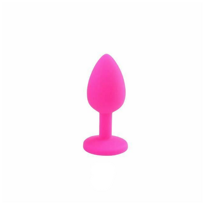 Silicone Crystal Jewel Butt Plugs Tear Drop Anal Non Vibrating Butt Plugs