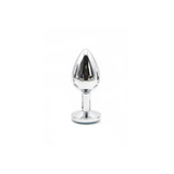 3 Sizes Crystal Jewel Anal Stainless Steel Metal Butt Plugs Small