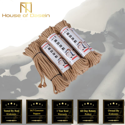 3 / 8 10M Soft Hemp Cotton Rope   Submissive Restraints Rope & Suspension