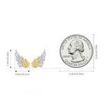 Earrings Veile Studios Yinziyun Original Personalized Electroplated Wing In 925 Pure Silver
