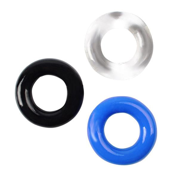 Silicone Set 3  Delay Ejaculation Pleasure Enhancement  Rings