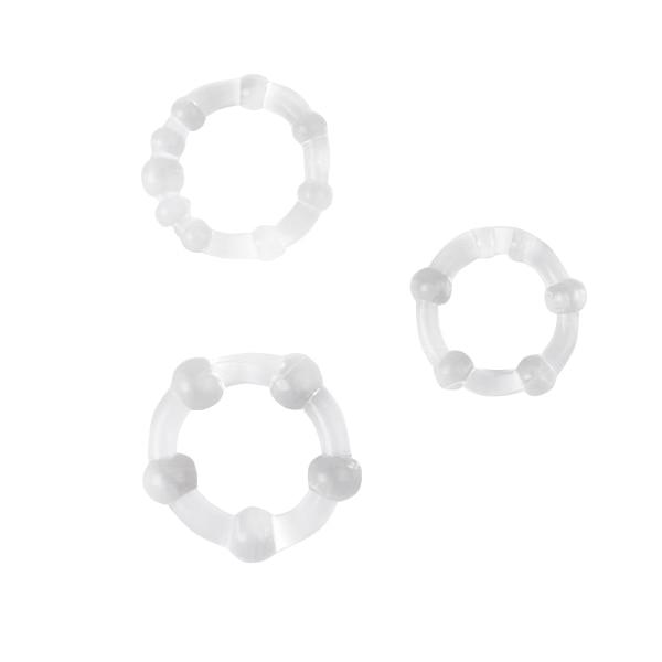 Silicone Set 3  Delay Ejaculation Pleasure Enhancement  Rings