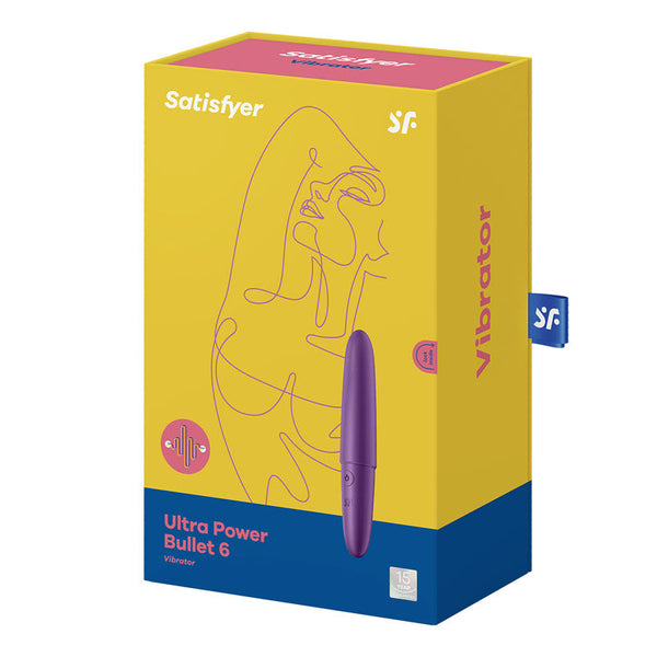 Satisfyer Ultra Power Bullet 6 Purple Usb Rechargeable Bullets