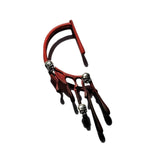 Veile Studios Halloween Exaggerated Lava Retro Wine Red Cold Style Earrings