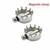 Stainless Steel Princess Crown Magnetic Nipple Clamps Bdsm Toys