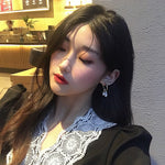 Earrings Veile Studios Pearl Tassel Simple Alloy Geometric Fashion Jewellery