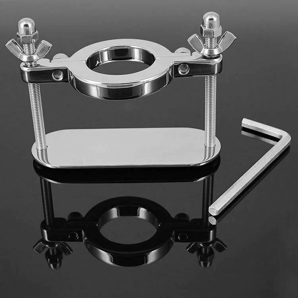 Stainless Steel Heavy  Ring Ball Stretcher  Kink  Fetish Restraints  & Ball Toys