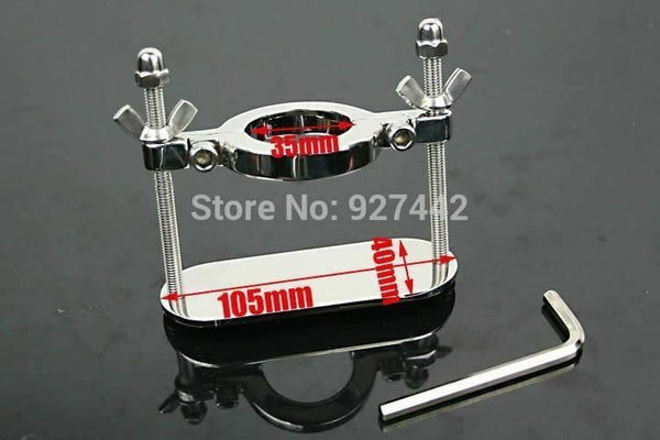 Stainless Steel Heavy  Ring Ball Stretcher  Kink  Fetish Restraints  & Ball Toys