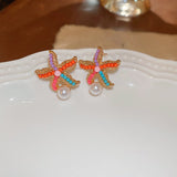 Earrings Veile Studios Title
Cute Colourful Starfish Pearl Simple For Casual And Formal Use