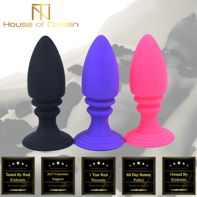 Trainer Silicone Butt Black Purple Pink Anal Plug Non Vibrating Butt Plugs